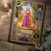 Tenyo In 500 Piece Gilding Style Piece Jigsaw Puzzle Disney Rapunzel On the Tower Miracle of Magic Hair Comes with Glue and Spatula Service Card