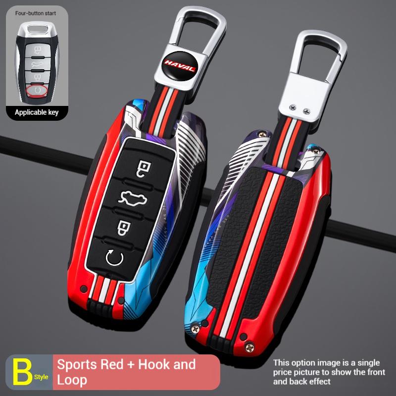Interior Mouldings Metal Car Key Case Cover for Great Wall Haval Jolion 2022 H6 H7 H4 H9 F5 F7 F7X F7H H2S GMW Dargo Keychain Au
