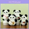 Delightful 12cm Plush Panda Keychain With Colorful Flower Patterns For All Ages