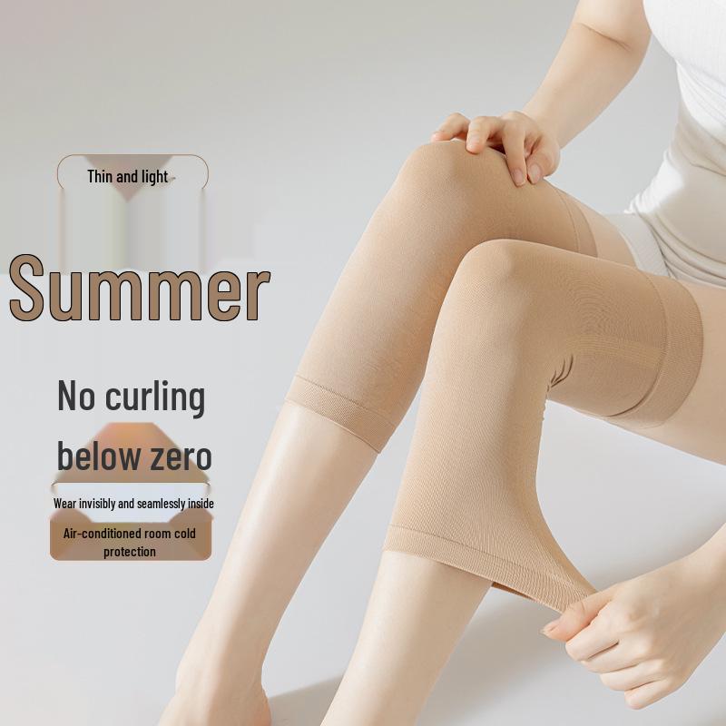 Genunchiere pentru femei din modal respirabil: Mânere de picior sport fără cusături de vară