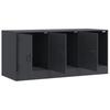 Vidaxl Szafka Pod Telewizor, Antracytowa, 99X39X44 Cm, Stalowa
