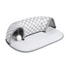 Cat Tunnel Bed with Fringe Ball Toy Cozy Oval Padded for Home