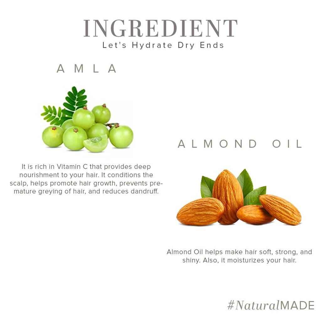 KHADI NATURAL Haarserum für weiches, glänzendes, krausfreies Haar 50 ml Packung mit 1 nährendem Anti-Haarausfall-Serum