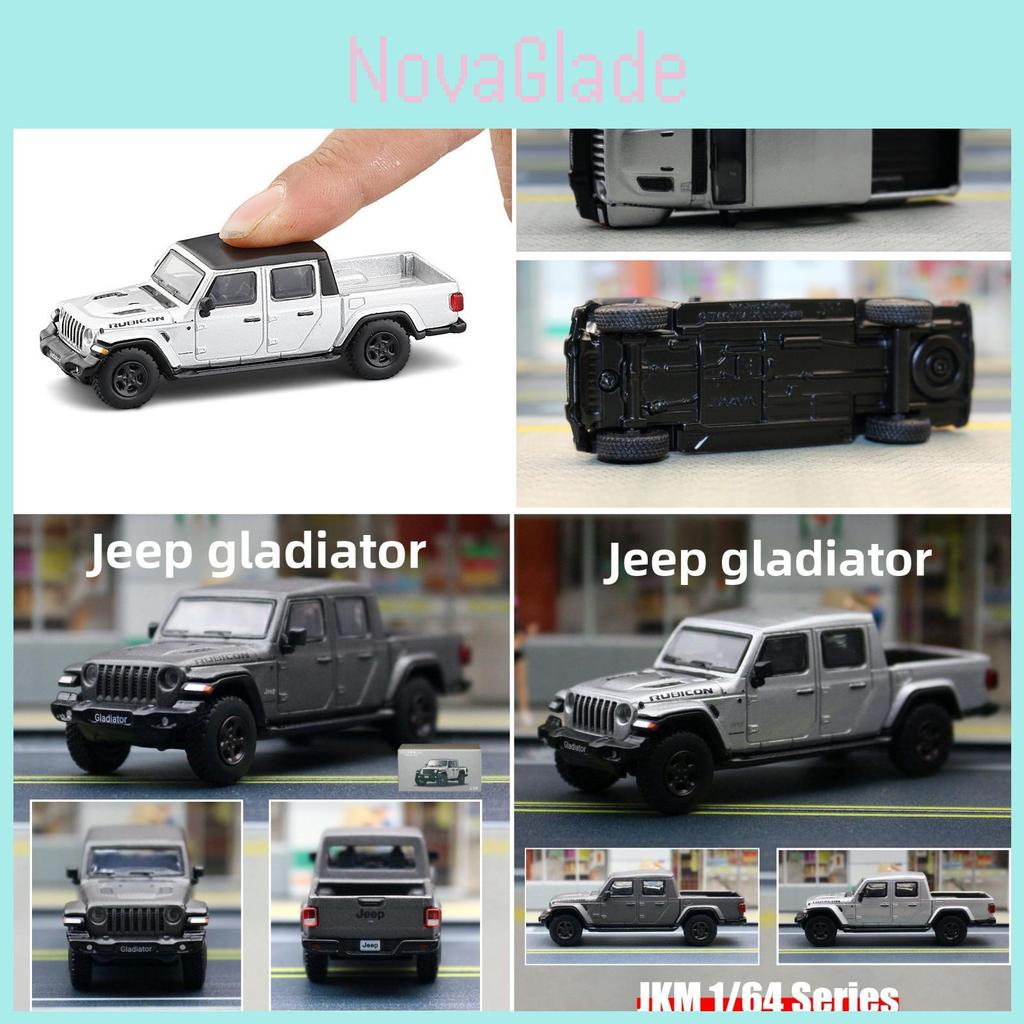 1:64 Scale Diecast Jeep Gladiator Pickup Truck Model With Inertia Control For Collectors