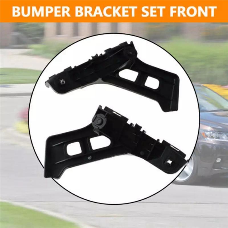 1Pair Front Bumper Bracket Support Set 52115-76011 52116-76011 For Lexus Ct200h 2011-2017 52115-76010 5211676011-M53K