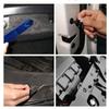5-200pcs Plastic Rivets Fasteners Screw 8mm Car Bumper Fender Trim Panel Retainer Fasteners Clips Car Accessories