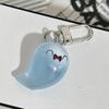 Glow-in-the-dark Ghost Keychain Luminous Design Multiple Expressions Halloween Bag Hanging Ornament