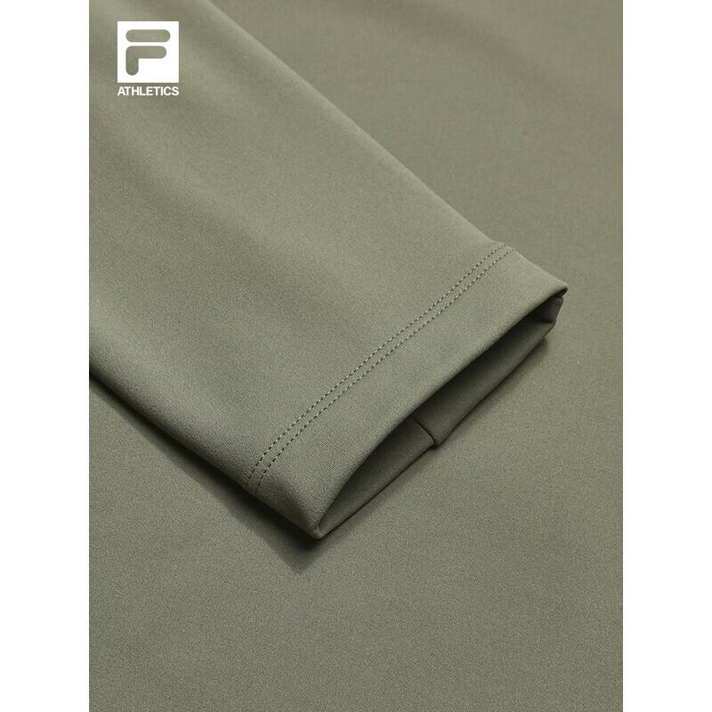 FILA Men's Half-Zip Knitted Long Sleeve Top