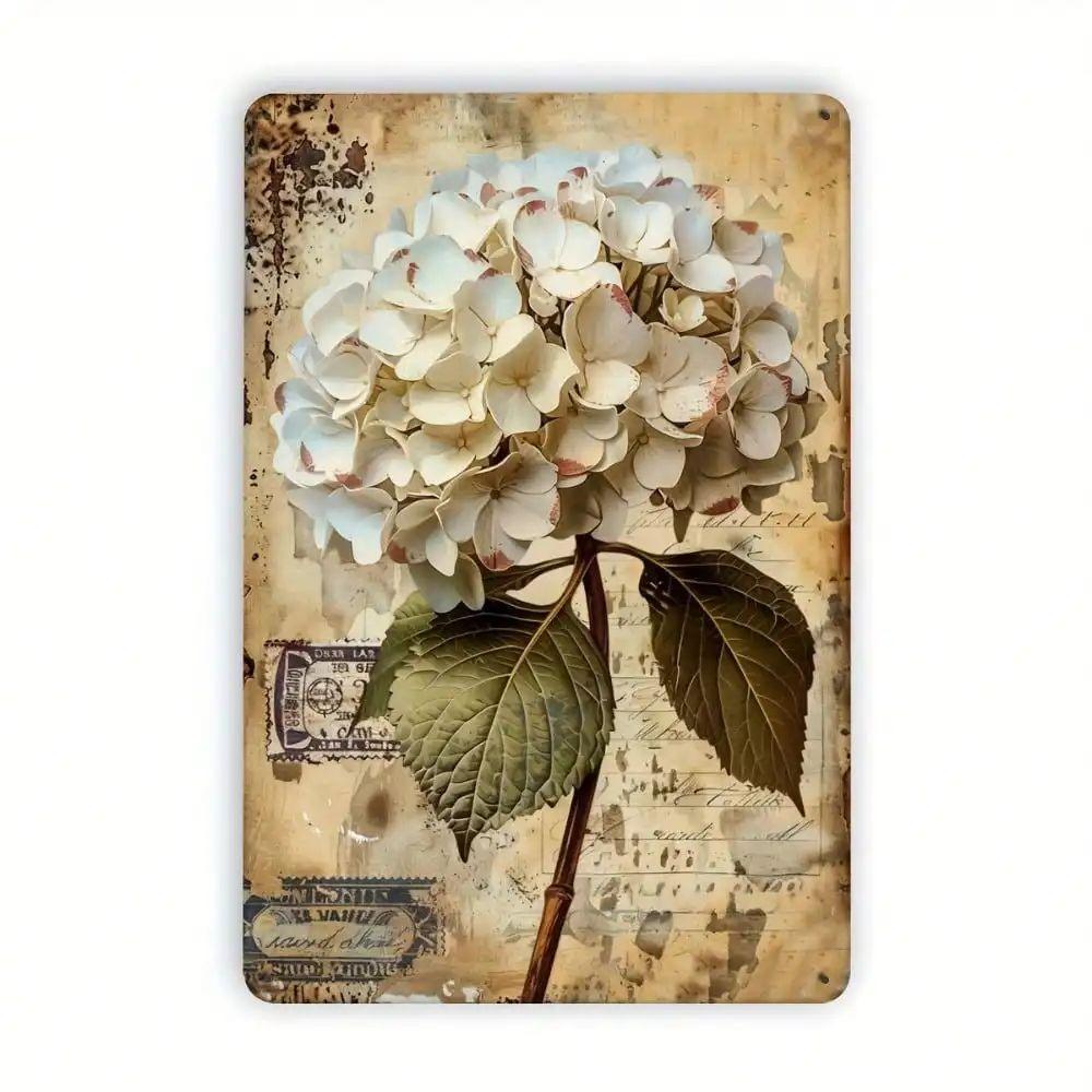 Retro Metal Wall Art for Living Room Decor 20x30 Cm