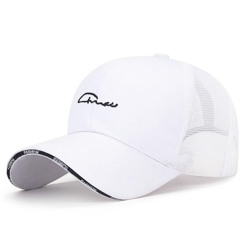 Korean-Style Trendy Unisex Sunshade Baseball Cap – Embroidered, Duckbill Design for Casual and Outdoor Wear.