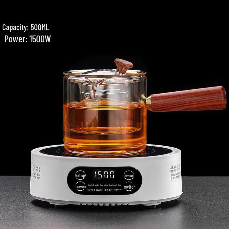 Michu Electric Ceramic Stove Tea Maker: Compact Automatic Water Boiler with Heat Preservation.