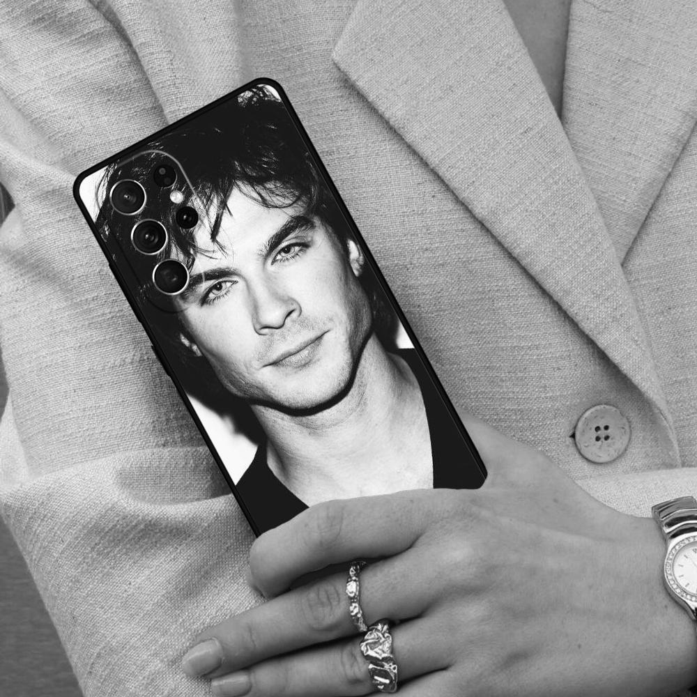 Damon Elena The Vampire Diaries Cell Phone Case for Samsung Galaxy S26 Ultra S25 S24 S23 S22 S21 S20 Note10 Cover