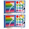 1/2 Sets Magnetic Fraction Demonstration Book Percentage Decimal Fraction Learning Magnetic Tiles Circles Educational Fraction Puzzle Teaching