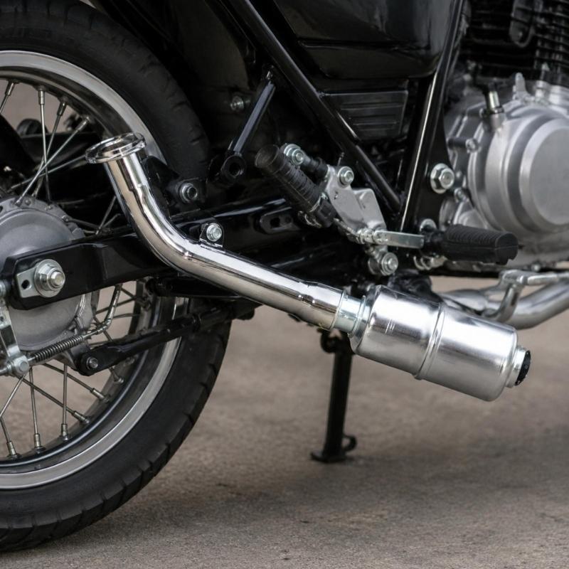 Mini Bike Exhaust Replacement Kit with Stainless Steel Muffler Assembly for CT200U CT200U-EX Maintenance