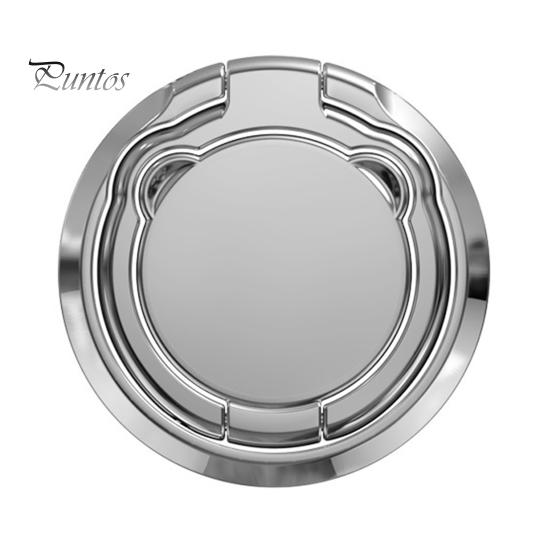 

Держатель для колец на палец, складная портативная магнитная подставка для смартфона в форме медведя, для настольного компьютера серебряный