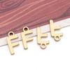 Stainless Steel 26 English Letter Pendant Charm for DIY Bracelets and Necklaces
