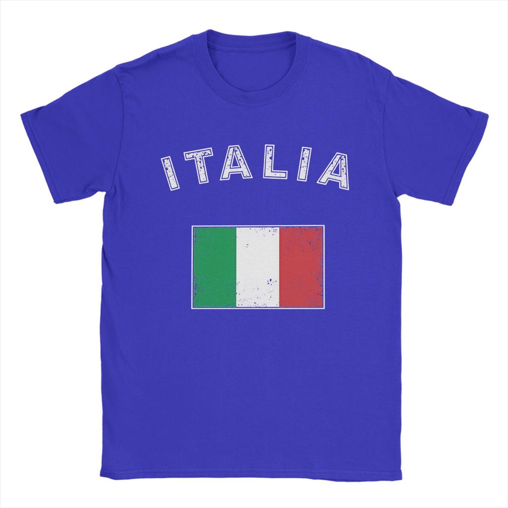 Streetwear TShirt Italy Flag 100 Cotton T Shirts Trendy Cool Tshirt for Unisex Summer Y2K Retro Custom DIY Short Sleeve Tops