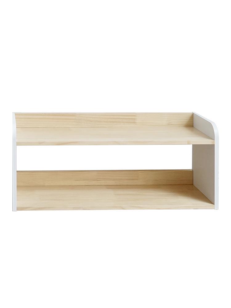 Korean Style Wooden Bookcase & Toy Storage Rack for Children's Room
