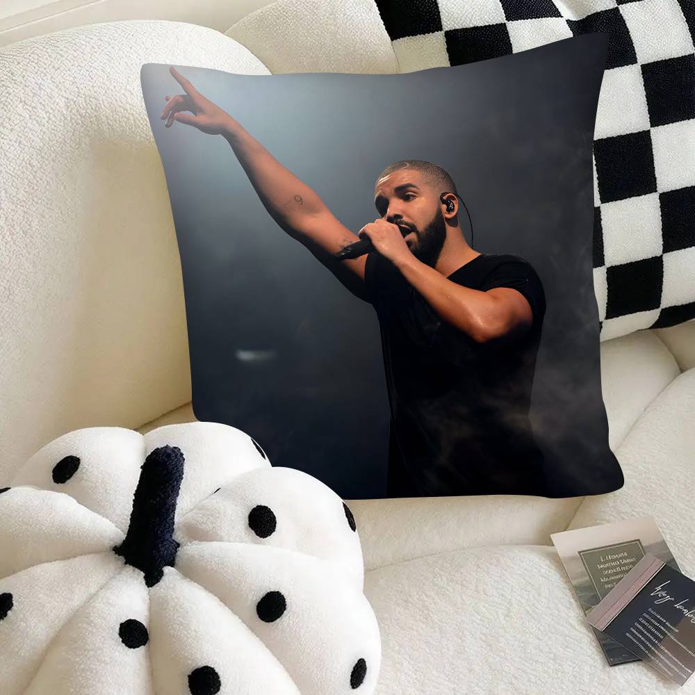 Singer Drake Pillow Case Fashion Square Pillowcase Bedroom Sofa Room Ins Decoration Leisure