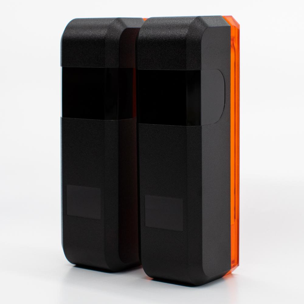 12-24V 180° Photoelectric Sensor for Automatic Gate Garage Barrier Door Detector With Alarm Lamp Photocell Infrared Beam Sensor