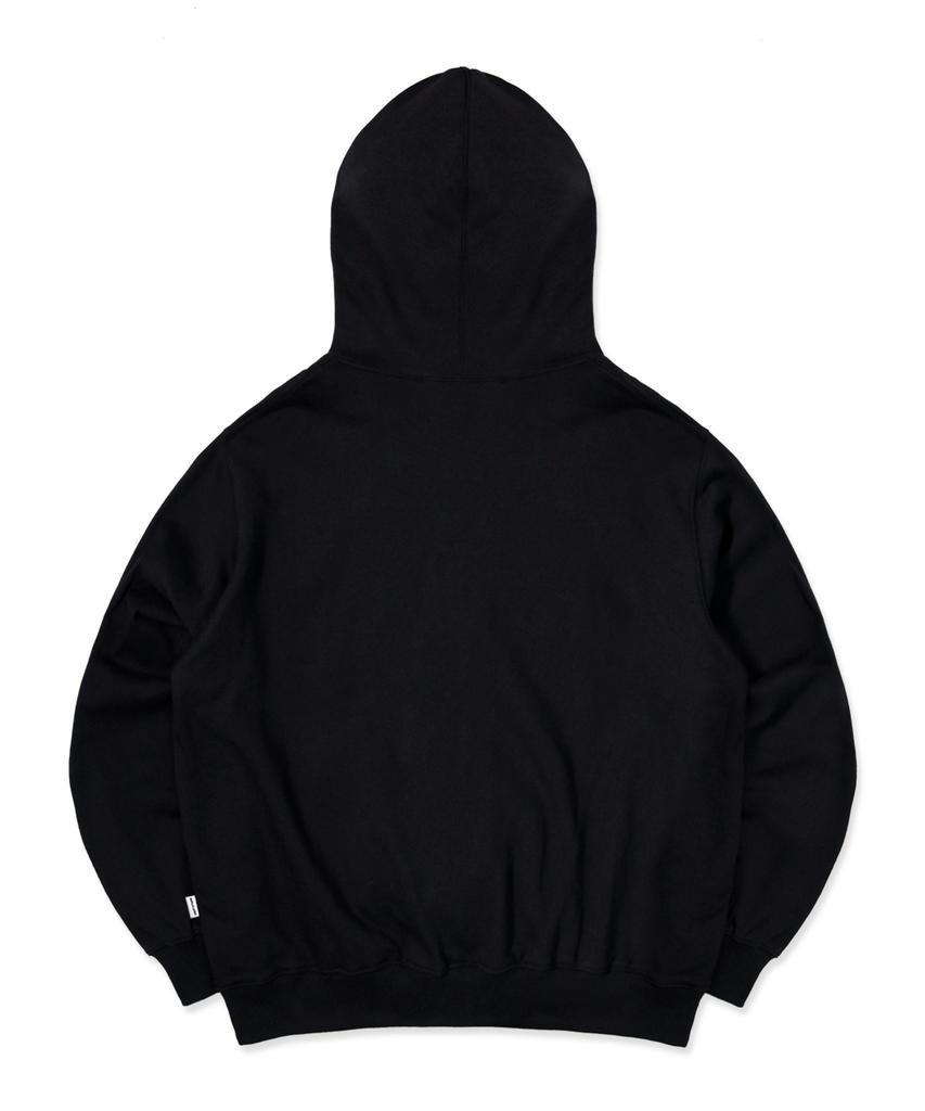 Saurus Silhouette Print Hoodie Black