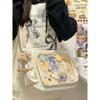 Academy style versatile simple two-dimensional large-capacity messenger bag female transparent shoulder bag oblique span pain bag