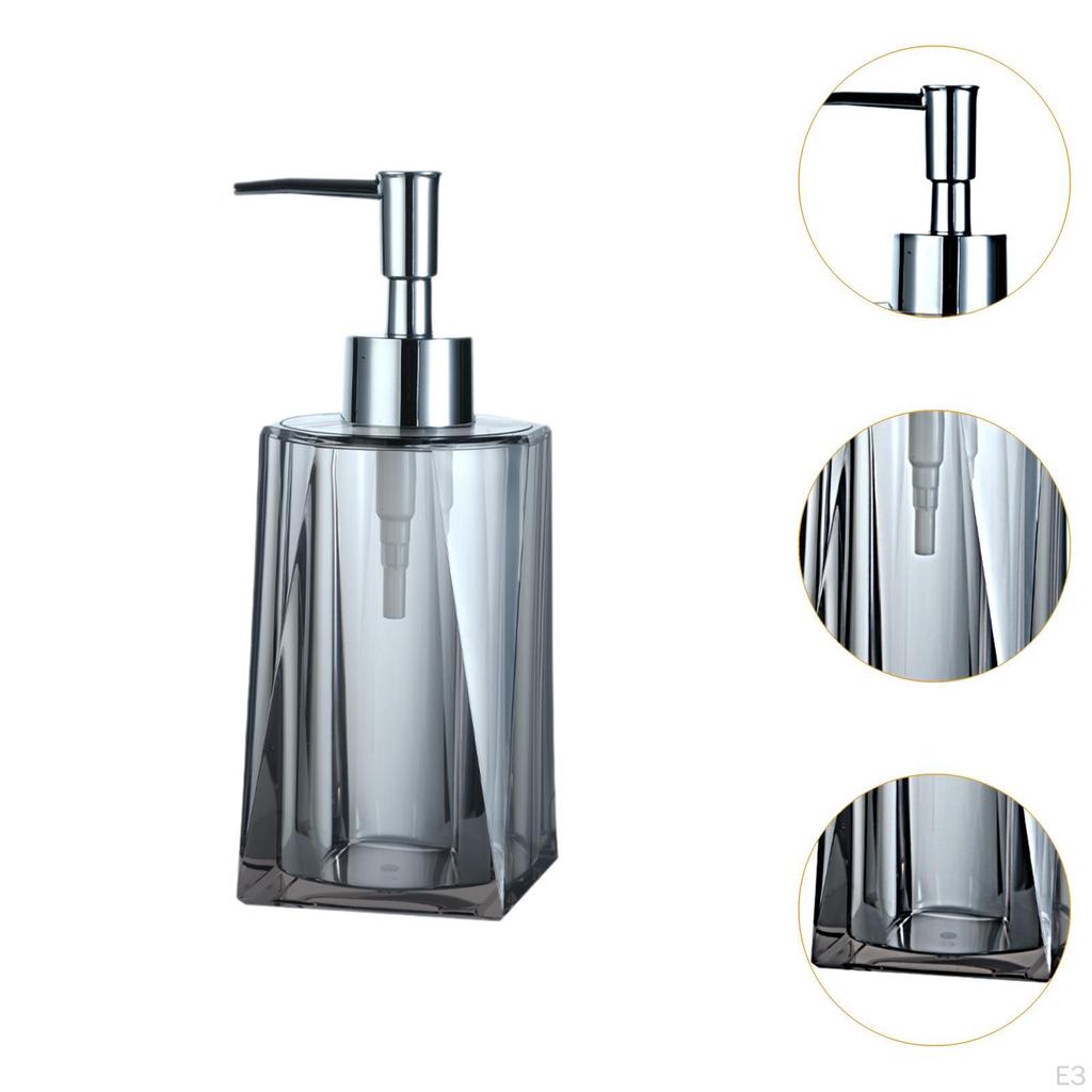 Dozator de săpun de mână, loțiune, cu suport pentru pompă, sticlă lichidă reutilizabilă la modă pentru