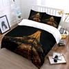 Illuminated Eiffel Tower design. Bedding sets Duvet cover sets Duvet covers Pillowcases(1 * Duvet Cover 2 * Pillowcases without duvet insert)