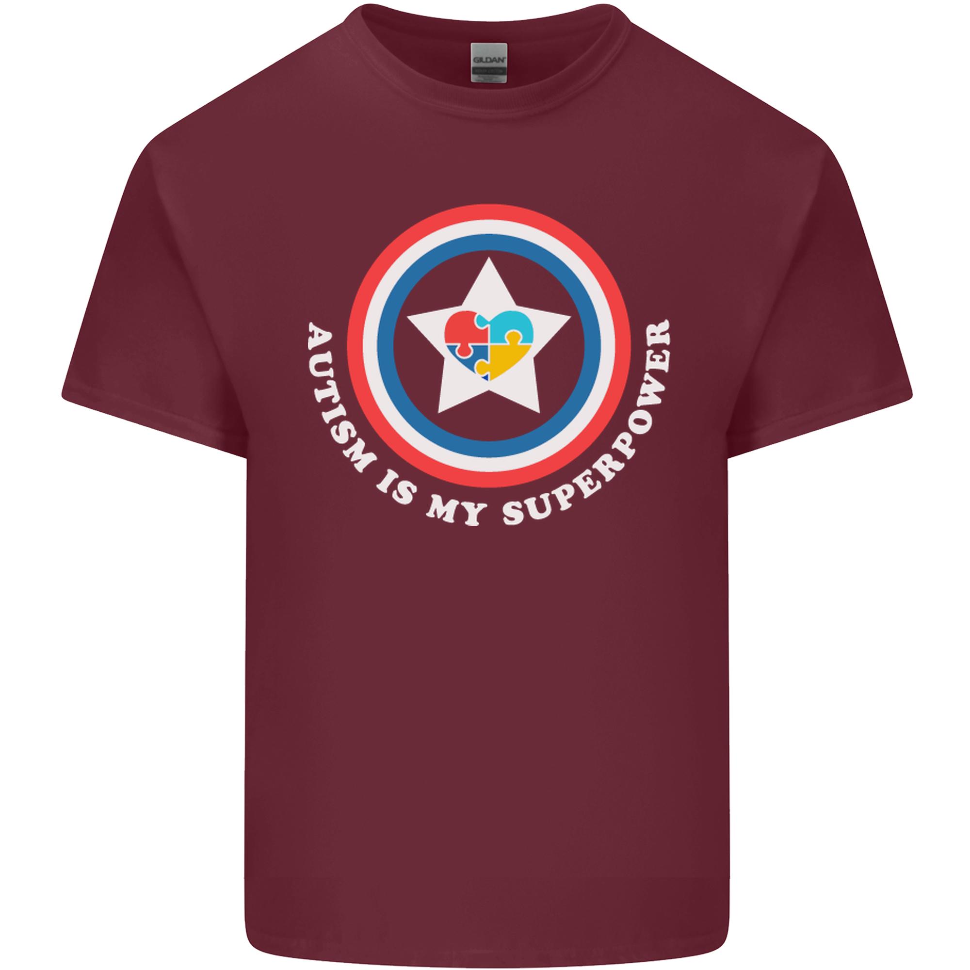 Autism Is My Superpower Autistic Unisexs Light Cotton TShirt S