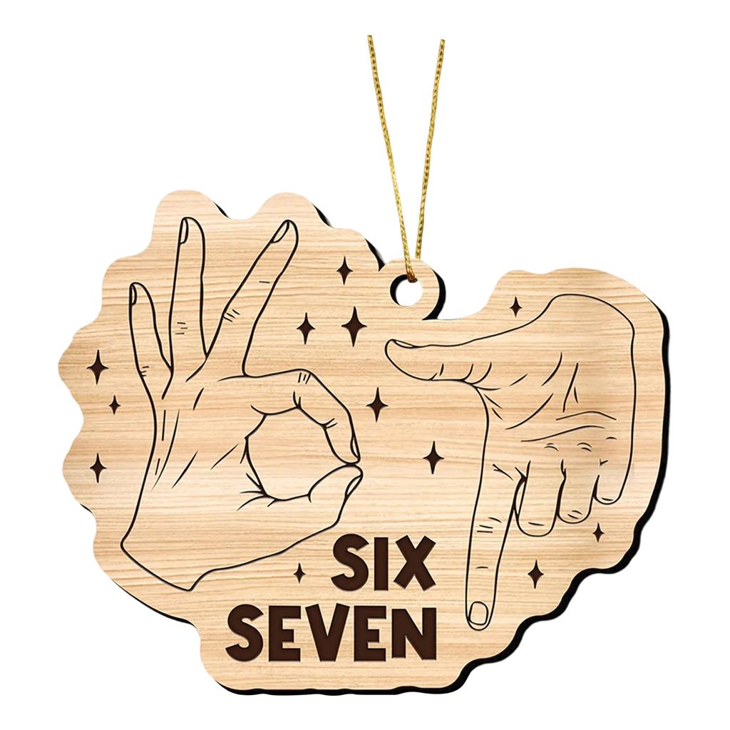 2D Weihnachtsbaum Anhänger, Acryl Anhänger, Weihnachts-Heimdekoration