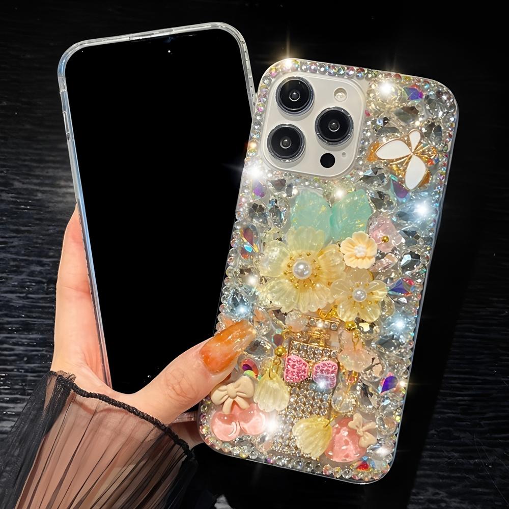 Glitzer Bling Strass Handyhülle Für XiaoMi 15 Ultra 14 Pro 14T 14A Plus 13 Lite 13T 12 12T 12S 12X 5G 3D Floral Kristall Diamant Glitzer Hülle