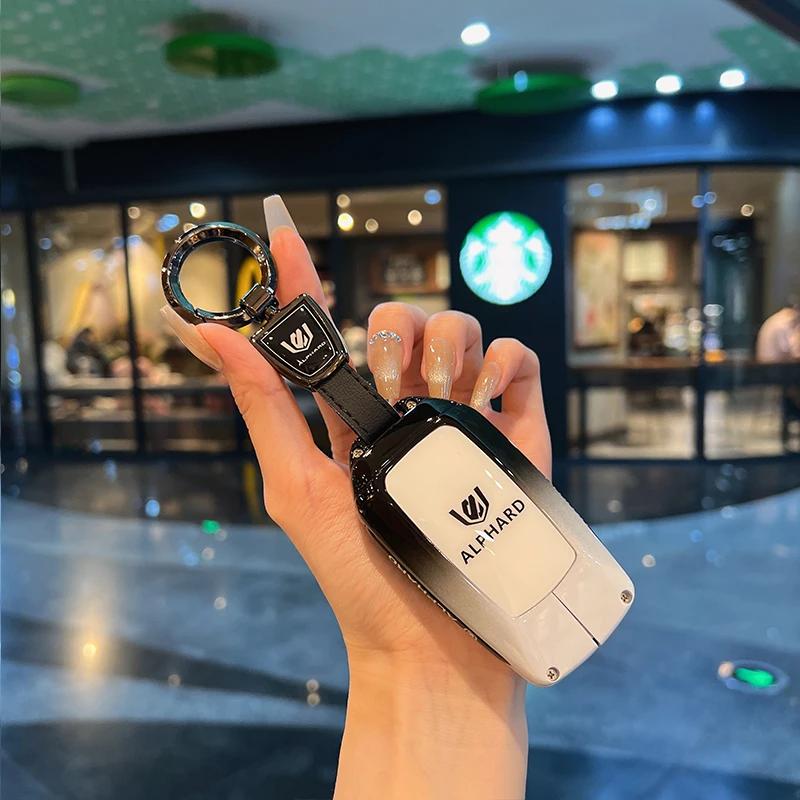 S3 Sienna Key Case 5 6 Button Hybrid Vehicles Alphard Land Cruiser 200 Key Cover Fob Holder Keyring JH3