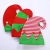 Ball Christmas Hat Green Santa Elf Hat Outdoor Stripe Xmas Cap  Girls