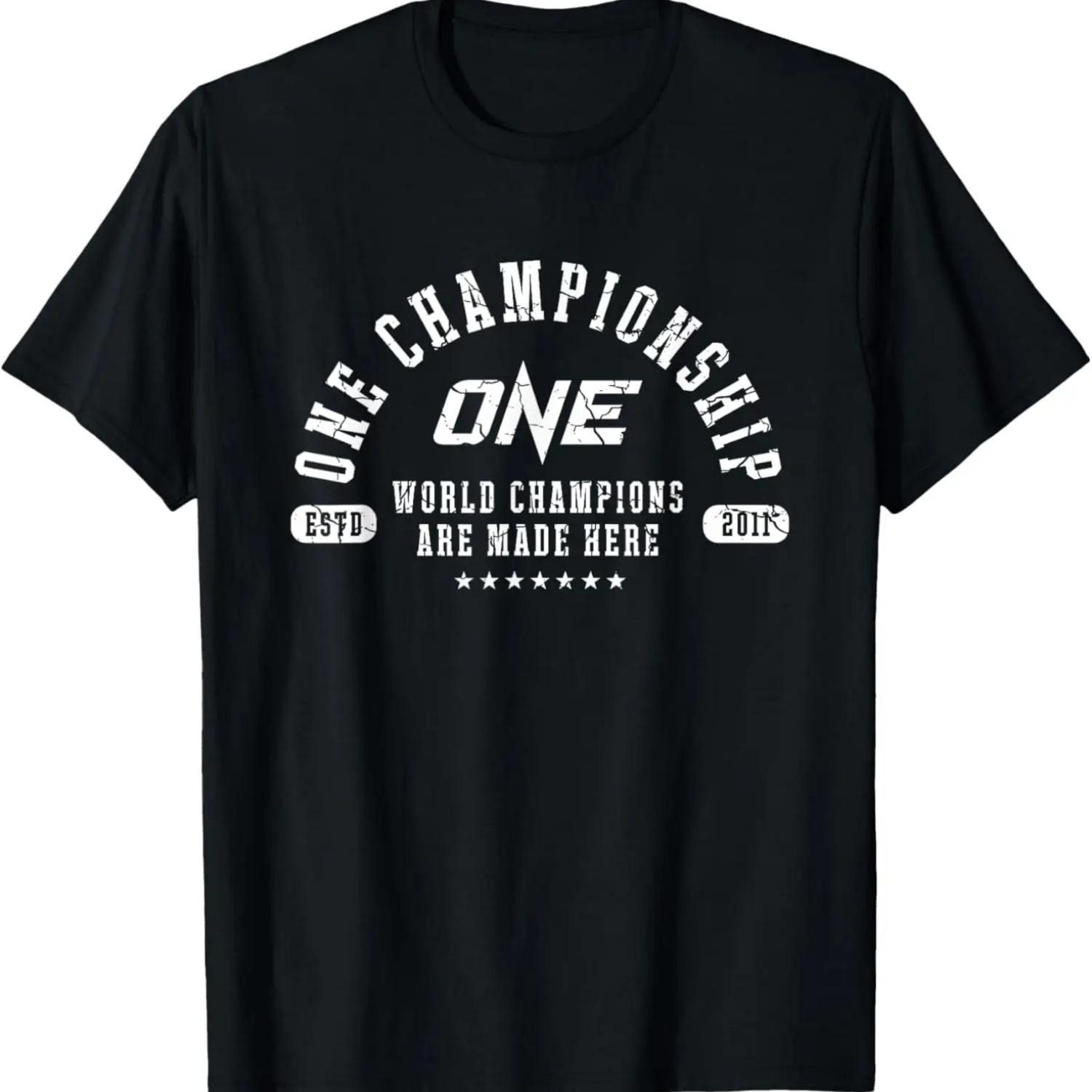 

Официальная футболка с логотипом ONE Varsity S чёрный