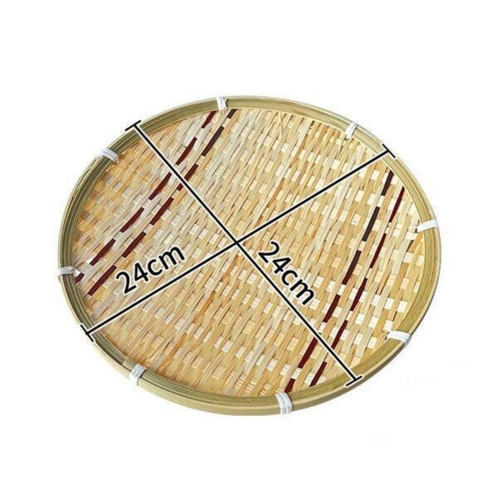 Vegetable Food Storage Basket Bread Round Snack Basket Rustic Woven Basket  for Fruit Vegetables