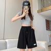 Summer European and American style casual shorts, loose drawstring, slimming five point women's pants