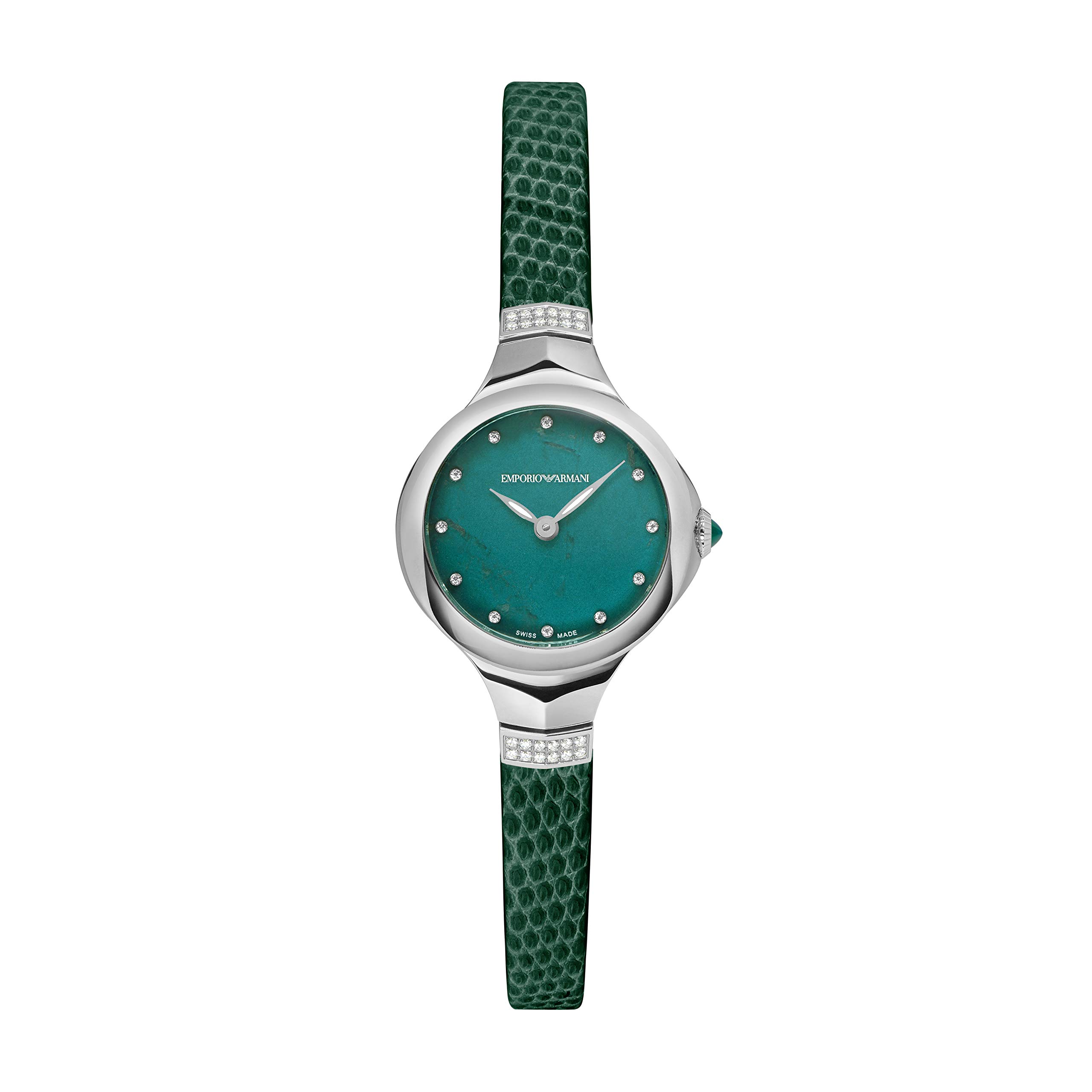 

Armani Swiss FLUIDDECO ARS8150 Women s Watch, Green, Officially Imported