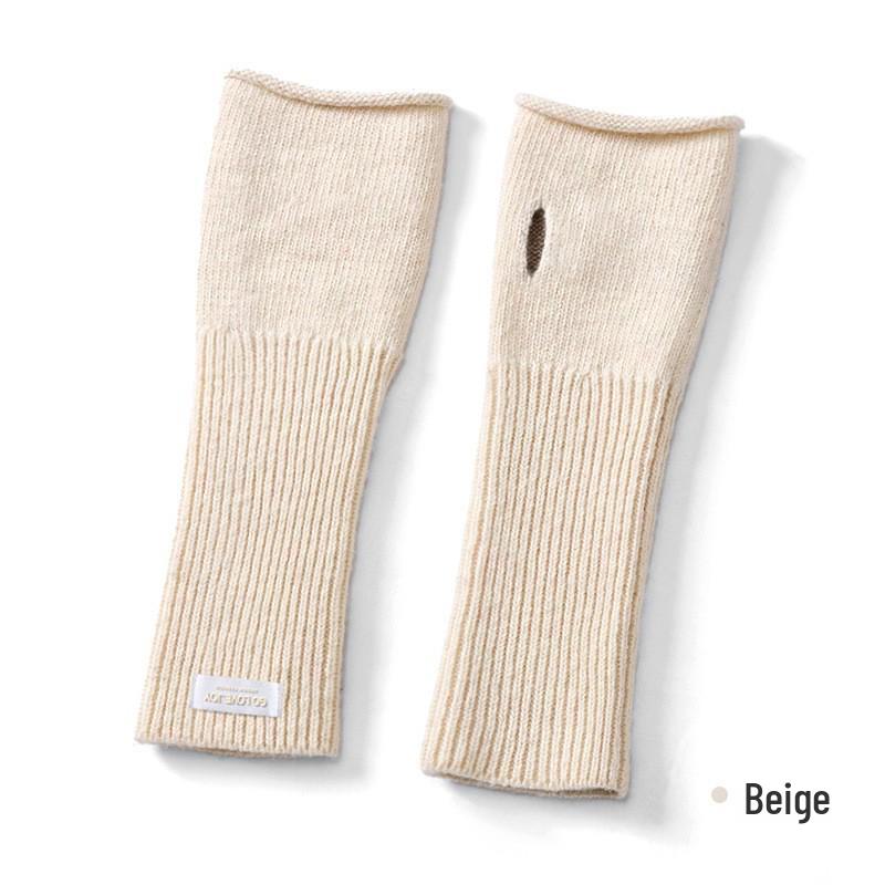 DZ149 Winter Knit Wool Gloves: Windproof Flip-Finger Touchscreen Gloves for Outdoor Cycling and Sports.