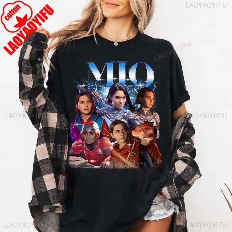 Mio Split Fiction Shirt Fantasy Gaming Character TShirt Video Game Merchandise Gamer Girl Tee Summer Cotton Shirts Yk Top
