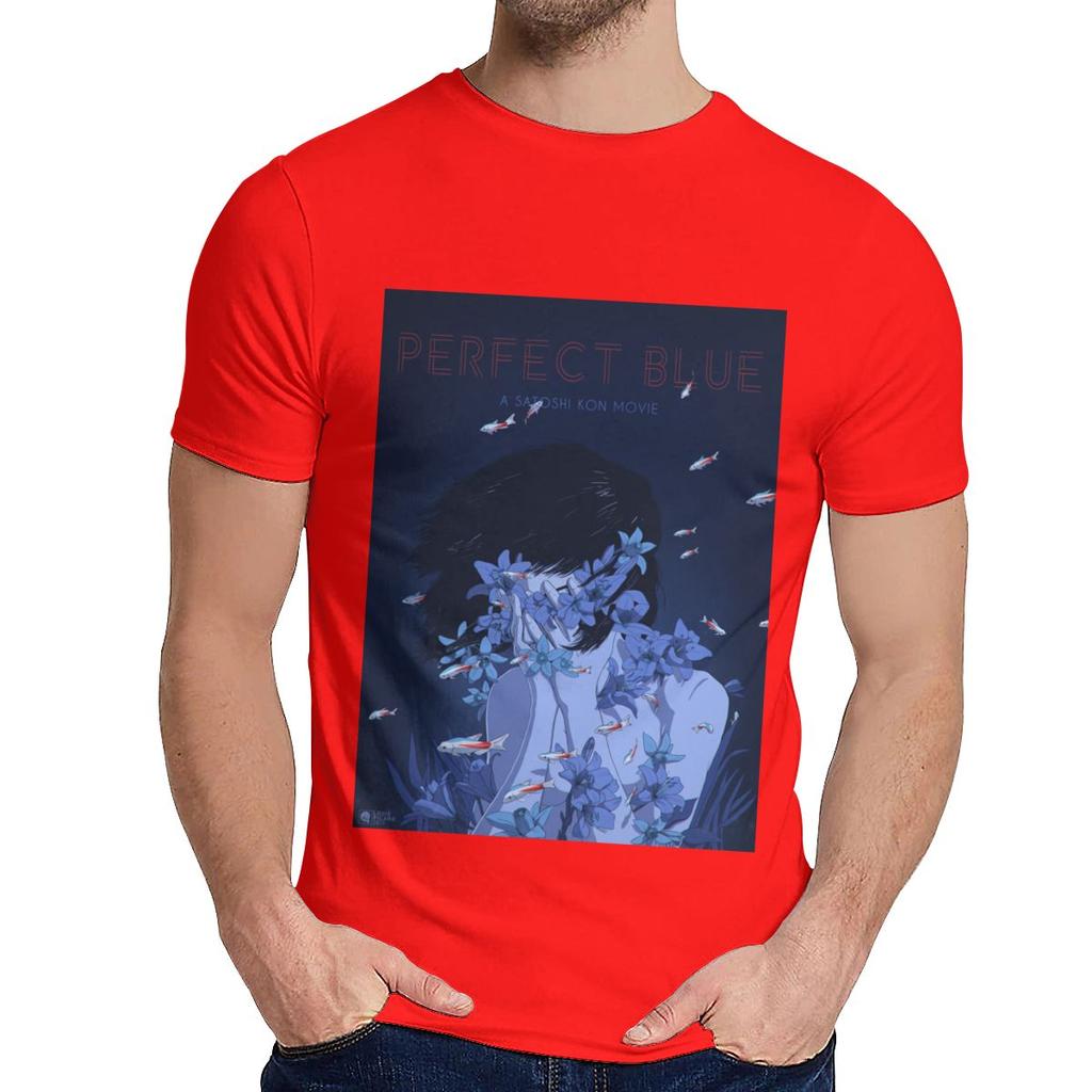 Round Collar Amazing Perfect Blue Satoshi Kon Anime 1997 T Shirt Hip Hop Unisex Soft Slim