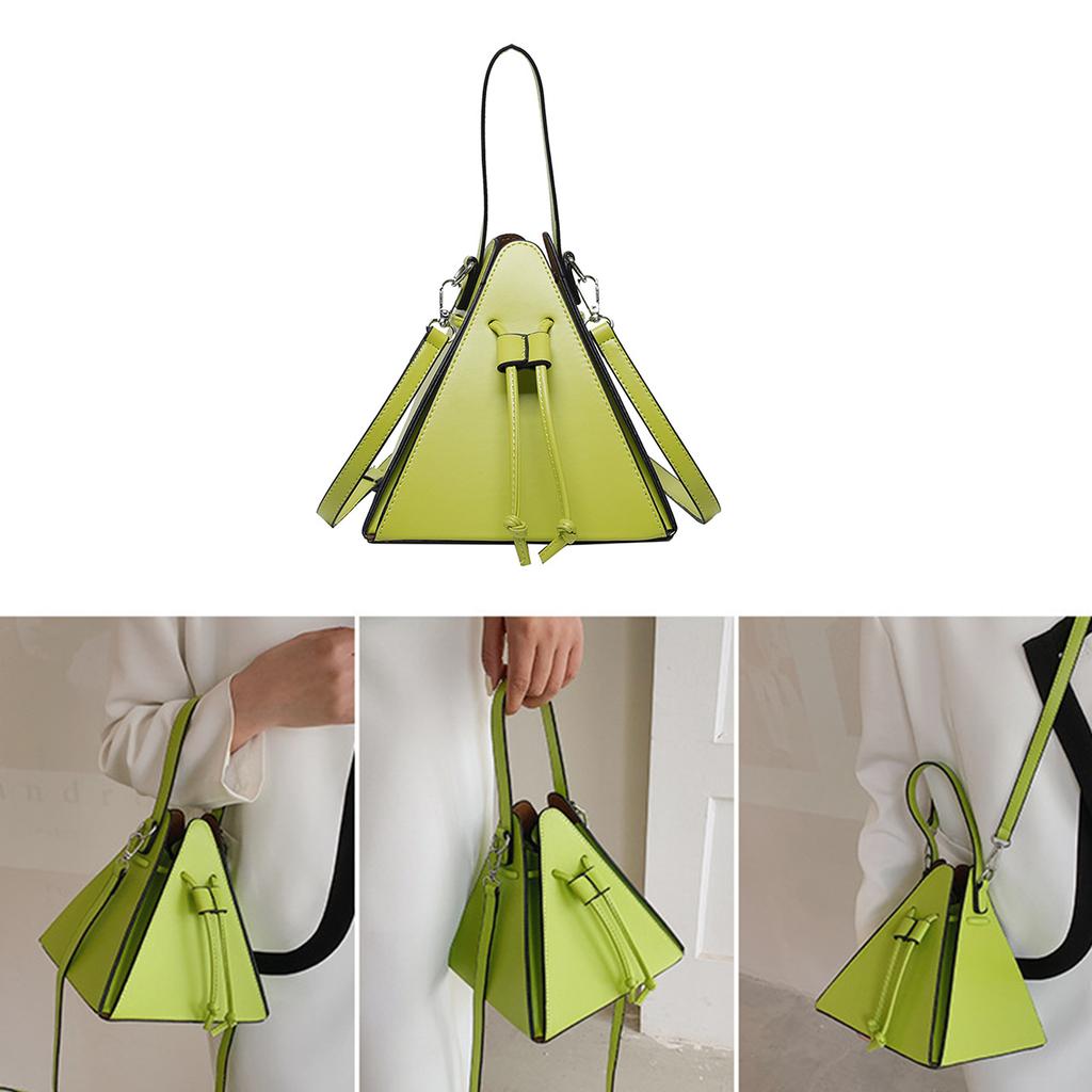Stylish PU Triangle Shoulder Bag for Women Versatile and Durable Crossbody Bags Handbag