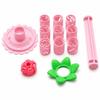 Reusable Polymer Clay Flower Shaper Modular Petal Mold Set Modular Clay Bloom Maker  Modeling Clay