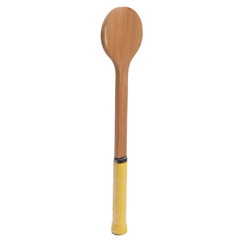 Tennis Point Spoon Wood Sweet Point Racket Swing Practice Ing Aid with Storage Bag for Sports