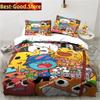 Carton The Amazing World Beding Set Gumbal Young Boys Young Girls Twin Quen King-Sized Dimensionsd Dimensions Soft Duvet Cover Pilowcase Bed boys
