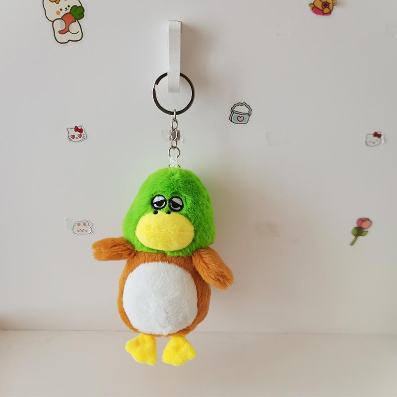 Cute Cute Little Duck Pendant Plush Toy Doll Bag Hanging Keychain Grab Machine Doll Doll Doll