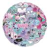 50 Pieces of Pastel Gothic Style Graffiti Stickers Suitcase Car Notebook Water Cup Waterproof Decorative Stickers