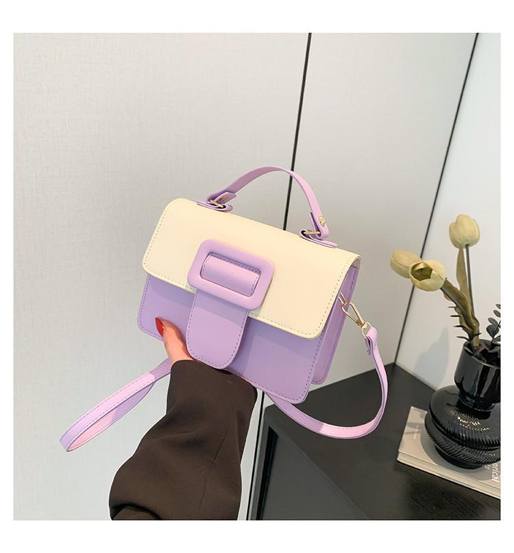 2024 Spring New Pure Color Casual Fashion Stylish Lady Shoulder Crossbody Handbag