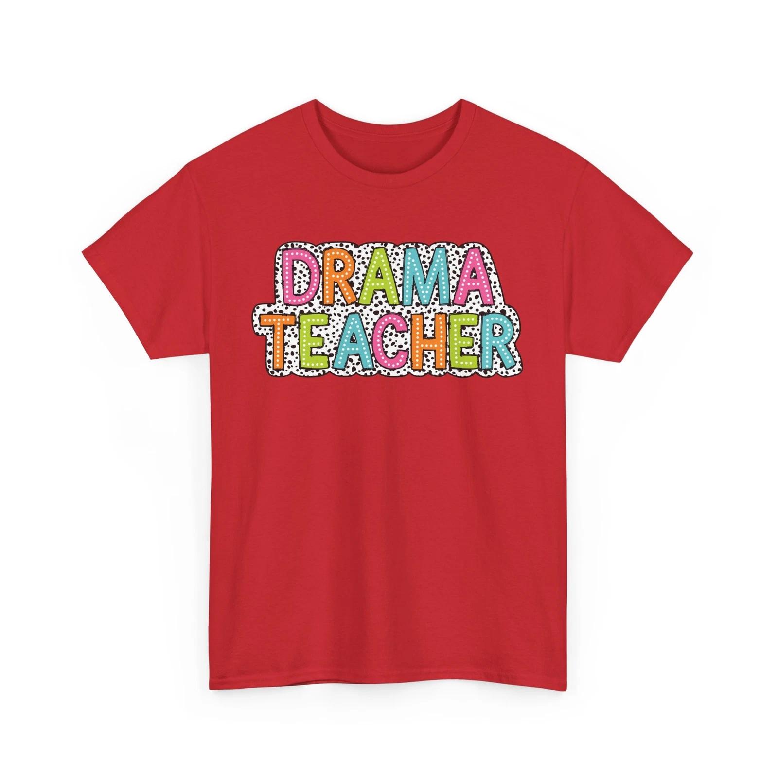 Drama Addict T-Shirt – Drama Teacher Dalmatian Dots Shirt XL