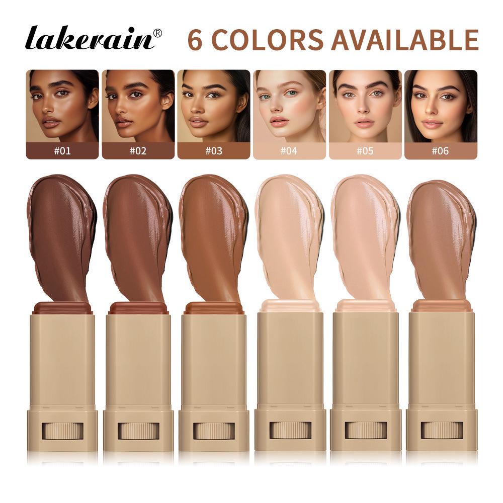 Lakerain Colored Solid Serum Foundation Cream - Smooth, Moisturizing, Natural Contour Cream In Stock