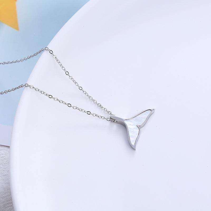 

Titanium Steel Fishtail Necklace for Women - Light Luxury Design, Perfect Birthday and Christmas Gift (2022)